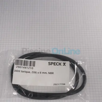 Joint torique 206x6mm pour carter de pompe Speck (2901.441.210)