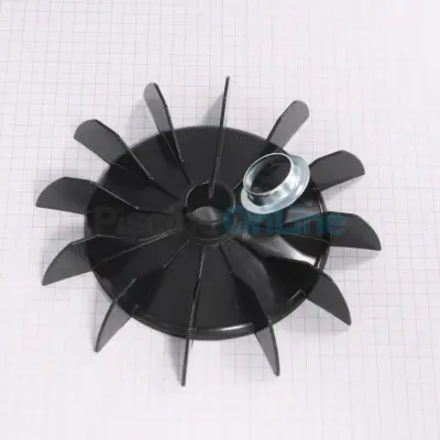Hélice ventilateur 0.37KW à 0.75KW diam. 15 mm/130 mm pour Moteur Pentek - pompes (R102P3310)