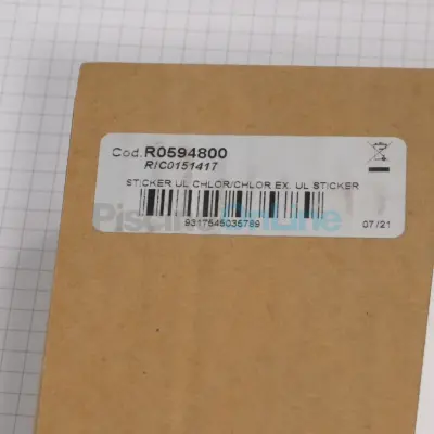 Sticker électronique pour panneau de contrôle Zodiac Chlor Expert (R0594800)