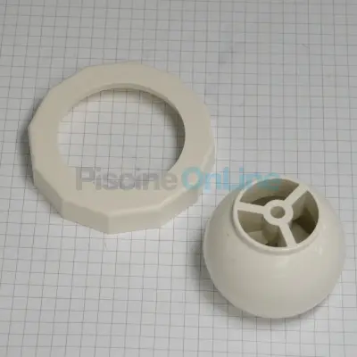Enjoliveur + rotule pour buse de refoulement Astral - piscine béton (4402040173)