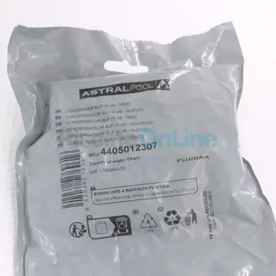Condensateur 6µF + boitier pour pompe ASTRAL New FIJI 6 (4405012307)