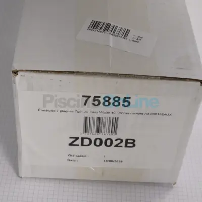 Cellule électrode pour électrolyseur JD Easy Water 7 g/h (Desjoyaux) 300198AUX (75885)