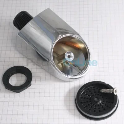 Pomme de douche laiton chromé pour douche solaire 20L (4401040029)