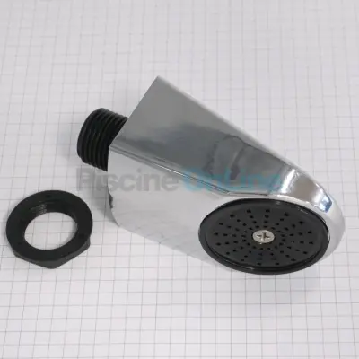 Pomme de douche laiton chromé pour douche solaire 20L (4401040029)