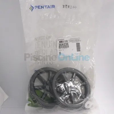 Kit grandes roues (x2) + roulements pour robots BLUEFURY Lite, BLUEFURY GT, ERACER (360235)