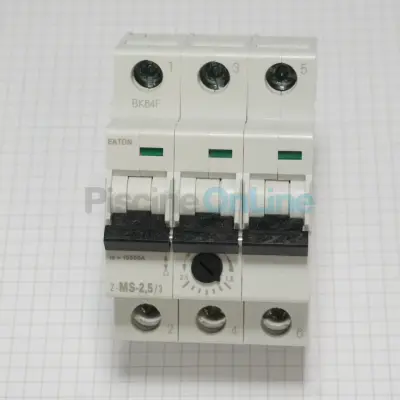 Disjoncteur triphasé 1,6-2,5A EATON (DJ2.5T)