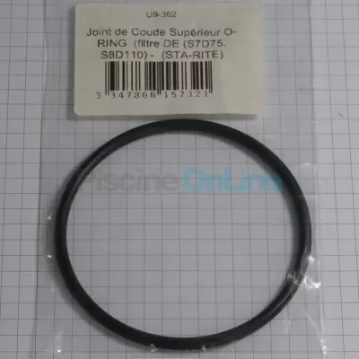 Joint torique (O-RING) de coude supérieur - filtre à diatomée STA-RITE System 3 S7D75. S8D110 (U9-362)