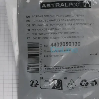 Vis (x4) de façade avec main courante Nage à contre courant (Astralpool) (4402050130)