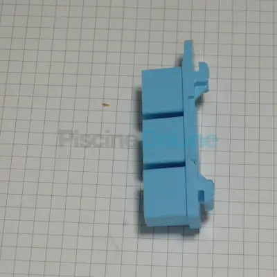 Bouchon Bleu avec butée à coller - Gauche - pour tablier de volet ECA (061563)