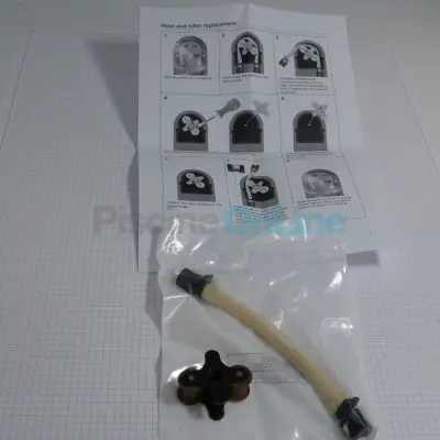 Kit tube avec raccords + porte-galet pour pompes doseuses péristaltiques Zodiac (R0985600)