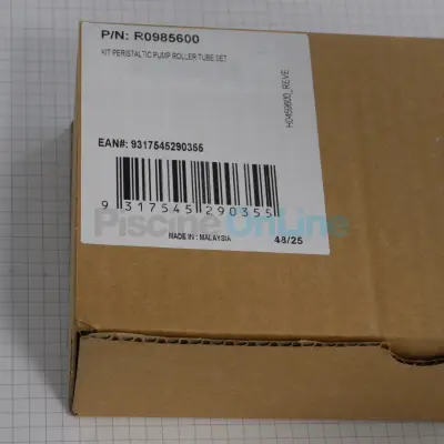 Kit tube avec raccords + porte-galet pour pompes doseuses péristaltiques Zodiac (R0985600)