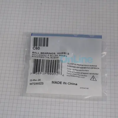 Roulement à billes de roue pour robots Polaris 180, 280, Quattro (W7230223)