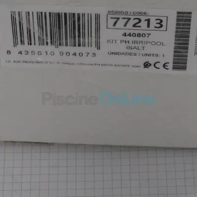 Kit sonde pH + porte sonde + injecteur + solution tampon 470mV + 2 colliers de prise en charge Ø50 + carte driver + pompe doseuse péristaltique + tuyaux (77213)