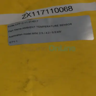 Sonde de température d'arrivée d'eau T1 pour pompes à chaleur Gré / Mini (ZX117110068)