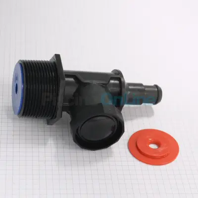Prise rapide de paroi pour robot Polaris 480Pro / 380 / 280 Black Max - noir, sans filtre (W7230341)