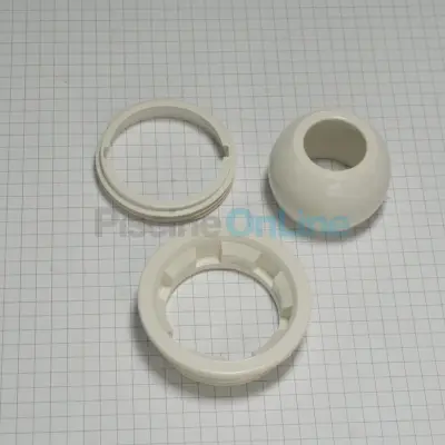 Rotule Ø20 + bague + écrou pour jet massage (4402045101)