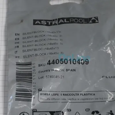 Silent Block pour pompe ASTRAL Sena / Glass Plus - 1/2 CV (4405010409)