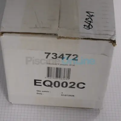 Cellule Electrode pour électrolyseur JD Sel 60 (Desjoyaux) - 4 plaques (73472)