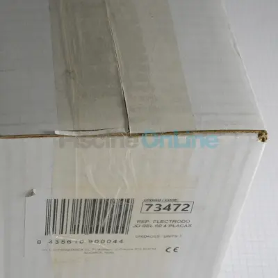 Cellule Electrode pour électrolyseur JD Sel 60 (Desjoyaux) - 4 plaques (73472)