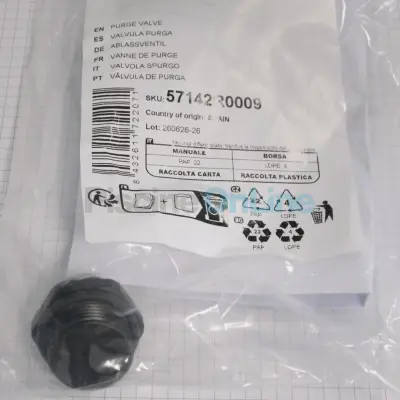 Vanne de purge pour panneaux de commande régulation (57142R0009)