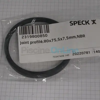 Joint profilé 80x75,5x7,5 mm pour nage à contre courant BADUJET (2319.800.850)