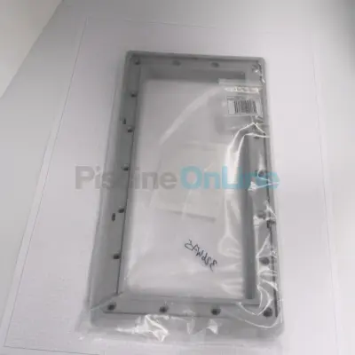 Bride skimmer Grande Meurtrière Béton + enjoliveur + vis métriques M6x12mm - GRIS (4402010145)