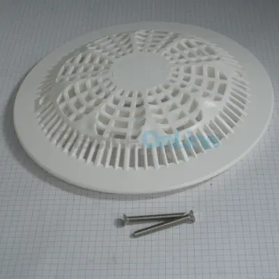 Grille anti-vortex avec vis métriques pour bonde de fond NORMA - Piscine Préfabriqué - blanc (4402020012)
