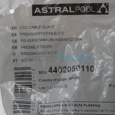 Presse Etoupe pour nage à contre courant (ASTRAL) (4402050110)