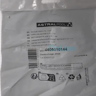 Tirants moteur (x4) pour pompes Astral Victoria 0.75 à 1.5 CV (4405010144)
