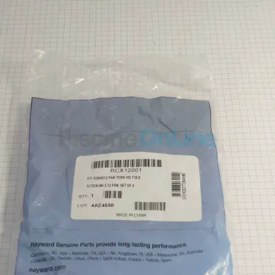 Vis fixation capot M4*12 - sachet de 5 (RCX12001)