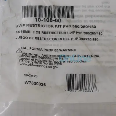 Restricteur de débit + raccord pour robot Polaris 180/280/380/Vs/3900S (W7330325)