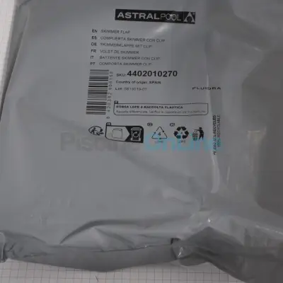 Volet skimmer Astral Prestige 17.5L - Nouveau modèle - ANTHRACITE (4402010270)