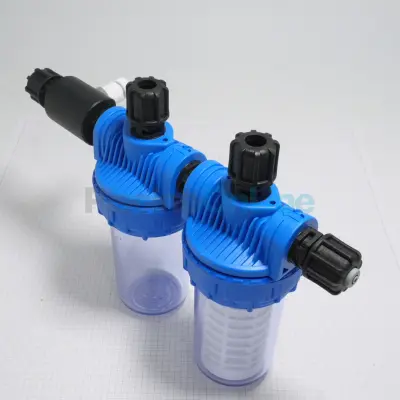 Porte-sondes Microdos Pro-H2CR complet avec 2 vases filtrants, raccords et robinet pour panneau de régulation (11.100.425)
