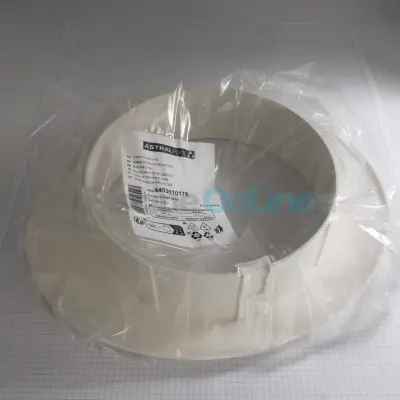 Enjoliveur ovale de projecteur orientable blanc (4403010175)