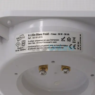 Lampe (ampoule) de projecteur Weltico Design Powerled 6 led 12V 26w - BLANC (64191LB15)