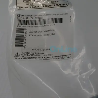 Ensemble pivotant de corps bleu marine pour robot MX10 (R1010300)