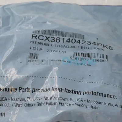 Pneus Bleus (x6) pour robot Aquavac 600, 650 (RCX361404234PK6)