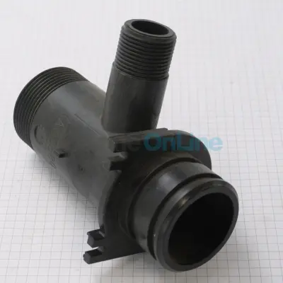 Raccord sortie condenseur 3 fixations avec piquage + joints (X2) pour pompes à chaleur ZODIAC (depuis 2016) (A0358000A)