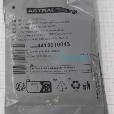 Joint porte batterie pour propulseur Aquamate / Wavemaquer (4412010043)