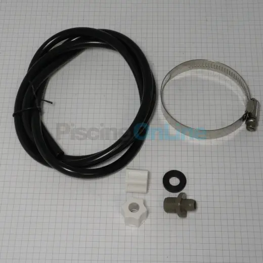 Collier de serrage + tuyau + accessoires pour électrolyseur Hayward AQUARITE (CLX220GA)
