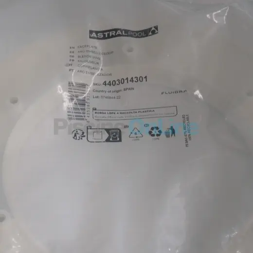 Enjoliveur Blanc pour projecteur ASTRAL EASY (4403014301)