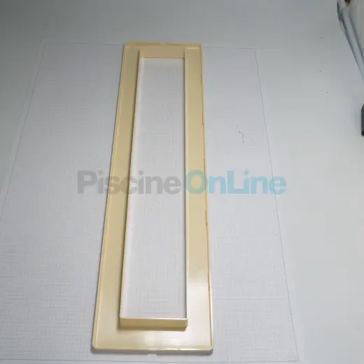 Enjoliveur skimmer NORM XXL bouche 495x80 mm - SABLE (4402010138)