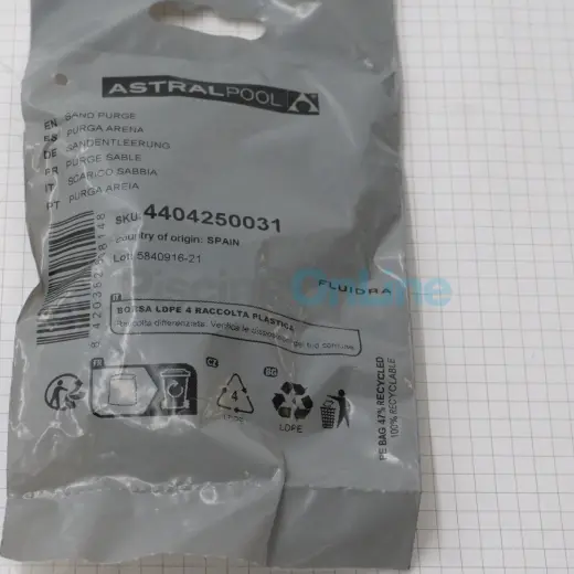 Purge pour Filtre à sable Roma/Corinto (4404250031)