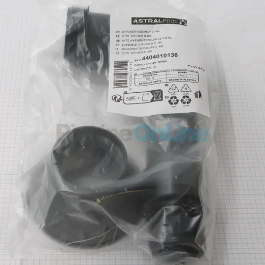 Ensemble diffuseur diamètre 450 Filtre à sable Aster - 00498R0500 (ASTRAL) (4404010136)