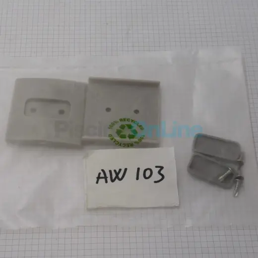 Cache plastique gris RAL 7036 pour abri Abriwell (AW103)