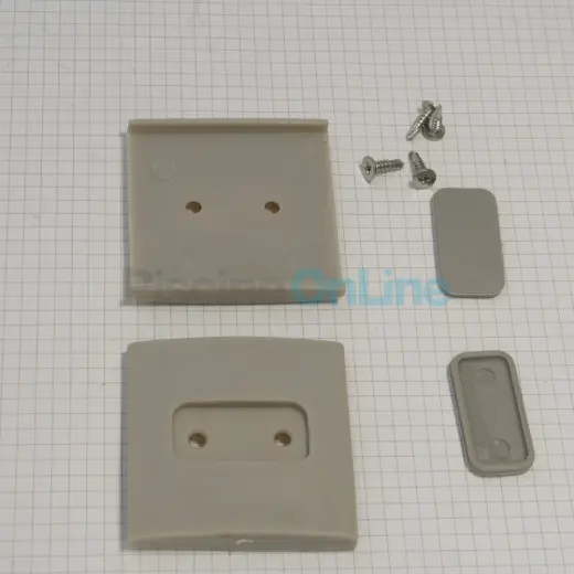 Cache plastique gris RAL 7036 pour abri Abriwell (AW103)
