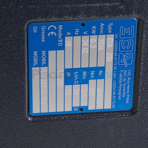 Motoréducteur GENKER 250Nm - moteur de volet ECA (069967)