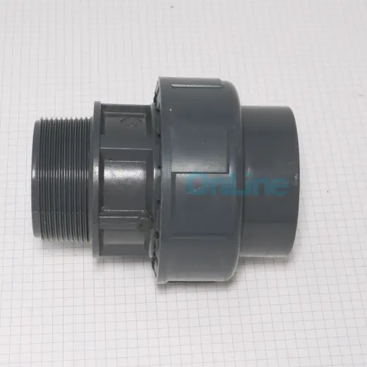 Raccord union Ø63 PVC pression PN16 Femelle à coller Ø63mm x Mâle à visser (52381827)