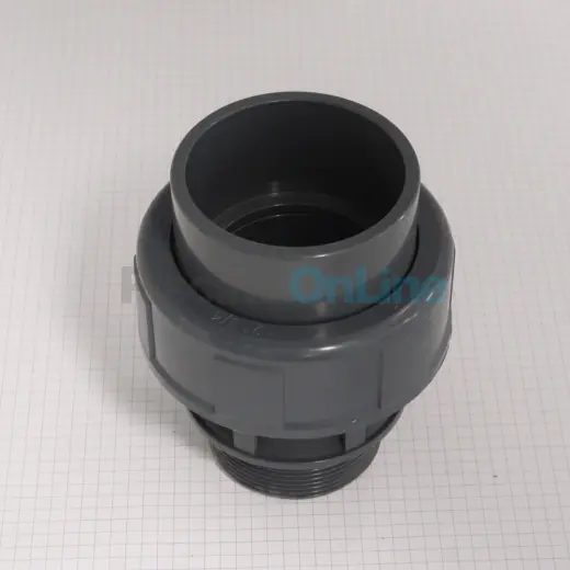 Raccord union Ø63 PVC pression PN16 Femelle à coller Ø63mm x Mâle à visser (52381827)