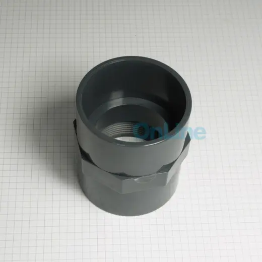 Manchon mixte Ø63 femelle à coller / femelle à visser PVC PN10 (01894)